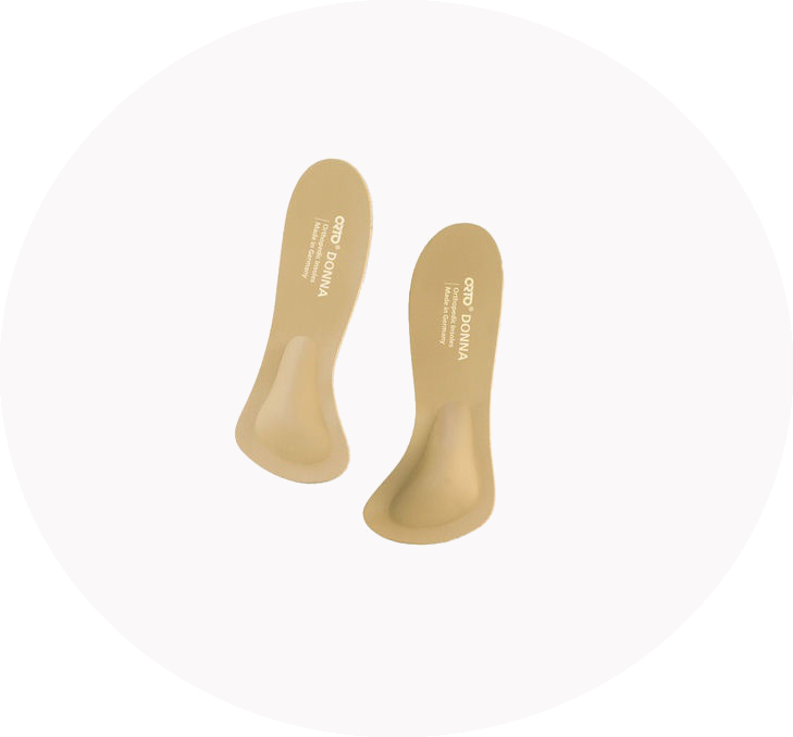 Полустельки ортопедические мягкие (для обуви на каблуке от 7 см) изображение