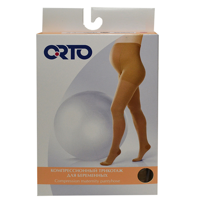 Колготки для беременных плотные I класс компрессии ORTO (4113) упаковка изображение